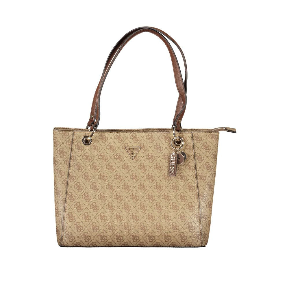 Guess Beige Polyethylene Handbag - Luksusmuotia Guess Jeans - Tutustu YVES JAVANNI® 