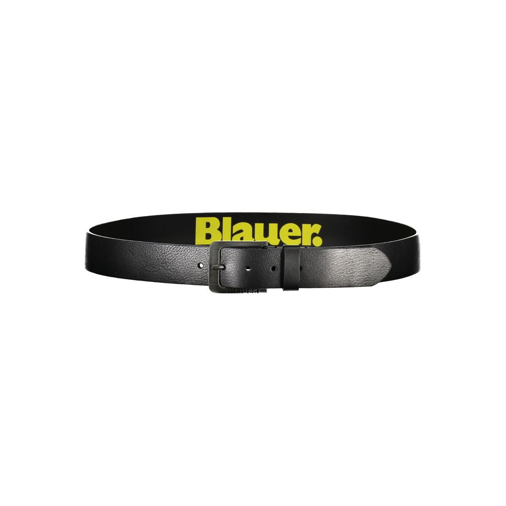 Blauer Elegant Iron Leather Belt with Metal Buckle - Luksusmuotia Blauer - Tutustu YVES JAVANNI® 