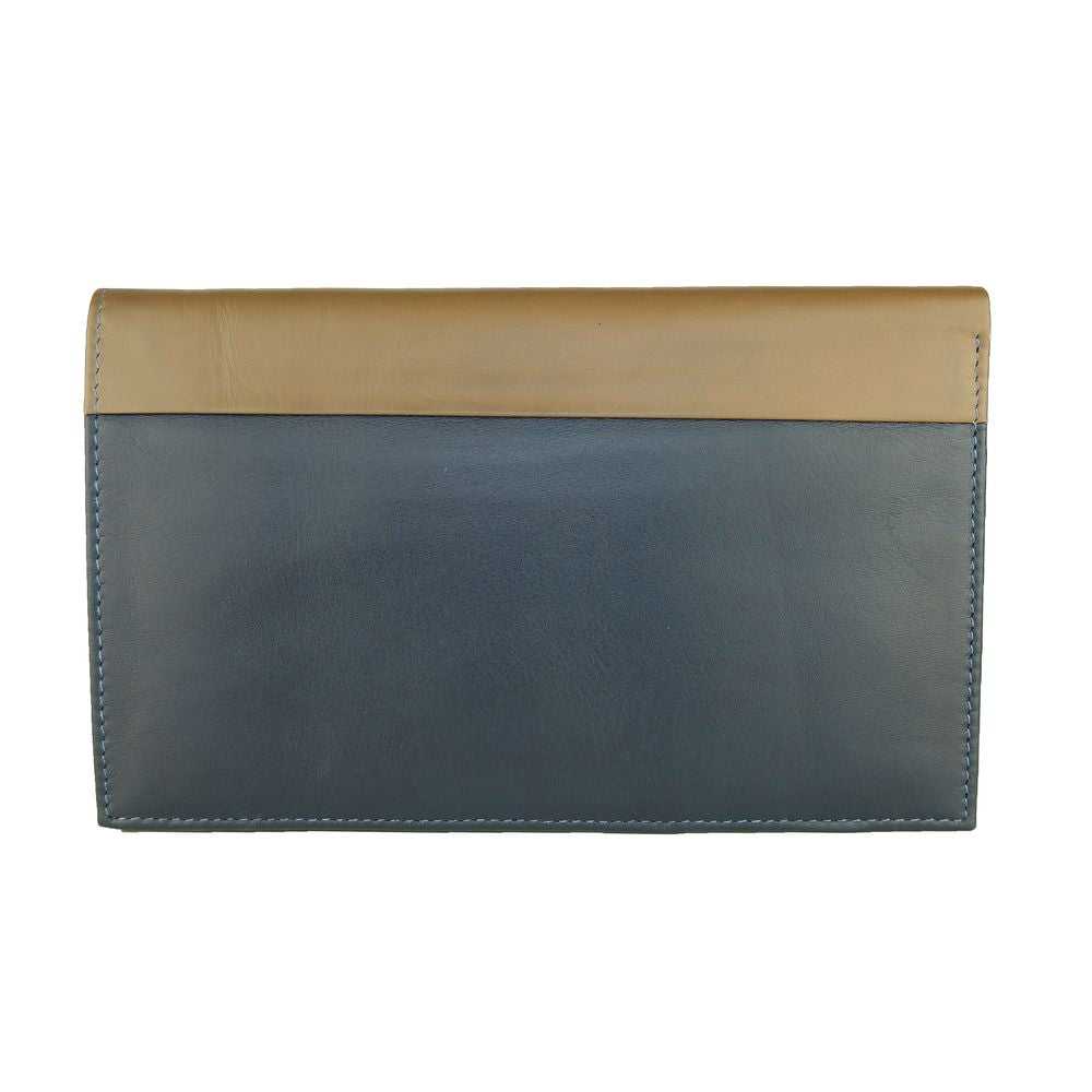 Cavalli Class Blue Leather Men Wallet - Luksuslaukut ja asusteet Cavalli Class - Tutustu YVES JAVANNI® 