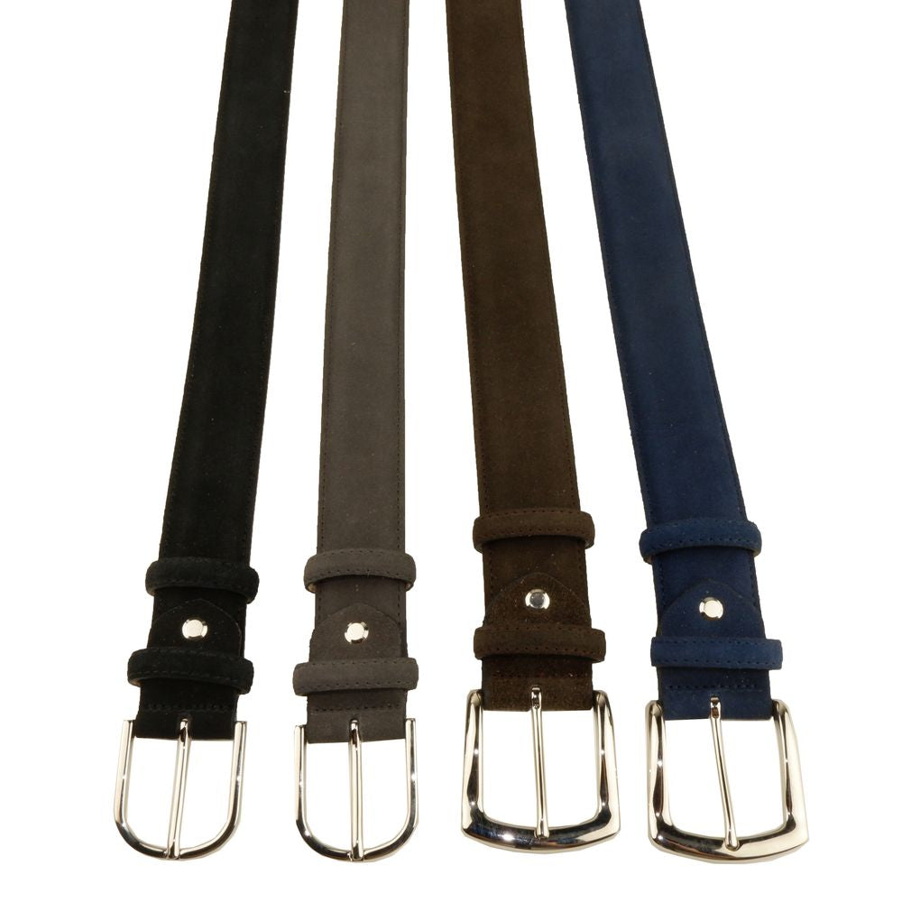 Made in Italy Elegant Quad of Suede Calfskin Belts - Luksusmuotia Made in Italy - Tutustu YVES JAVANNI® 