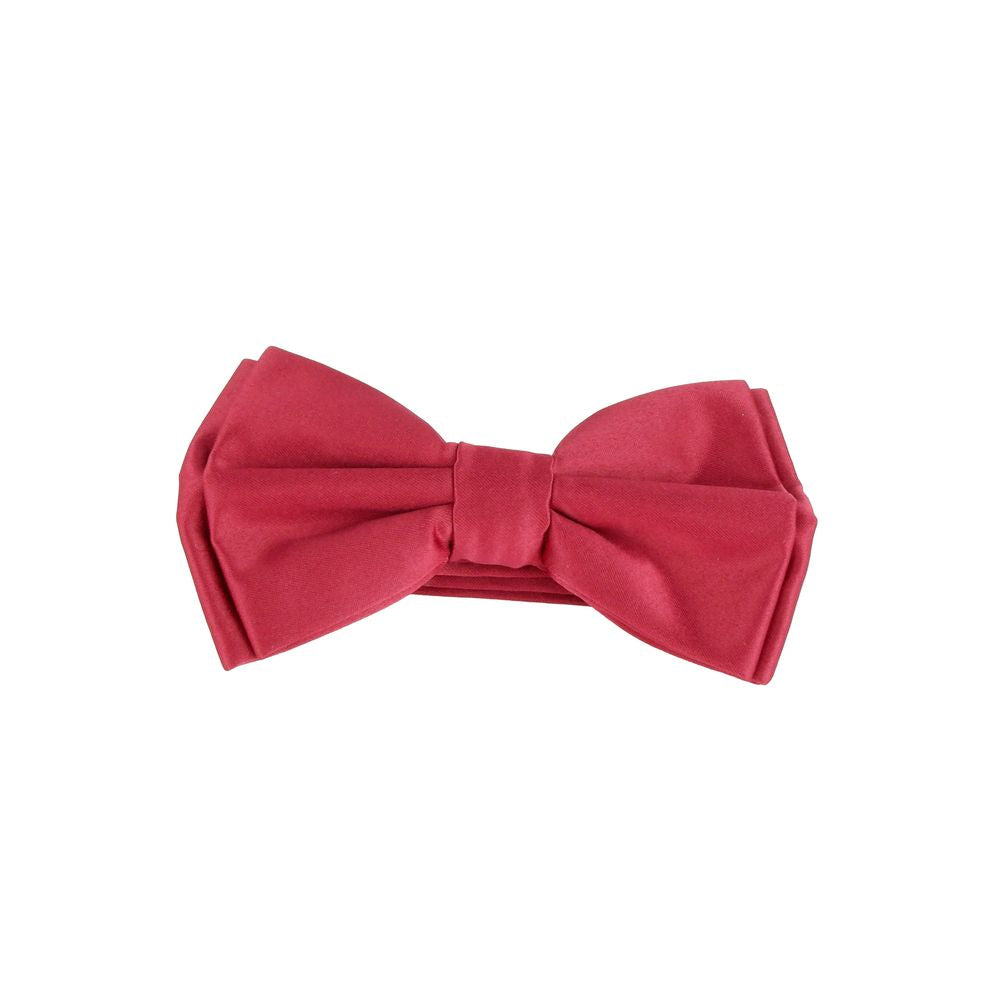 Emilio Romanelli Elegant Pink Silk Bow Tie - Luksusmuotia Emilio Romanelli - Tutustu YVES JAVANNI® 