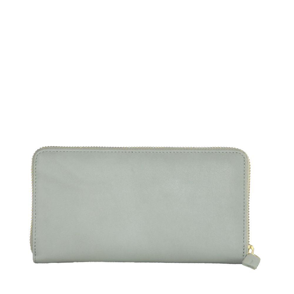 Cavalli Class Elegant Grey Calfskin Wallet for Her - Luksusmuotia Cavalli Class - Tutustu YVES JAVANNI® 