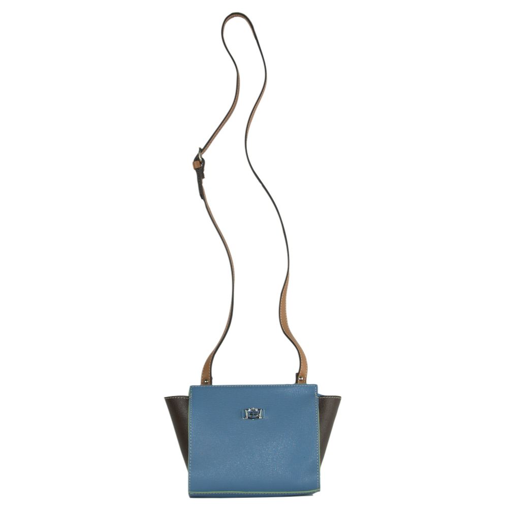 La Martina La Boca Chic Blue Leather Crossbody - Luksusmuotia La Martina - Tutustu YVES JAVANNI® 