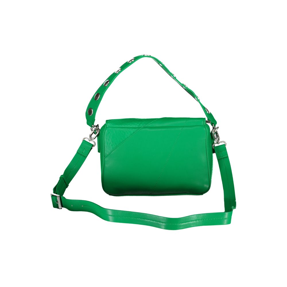 Desigual Green Polyethylene Handbag - Luksusmuotia Desigual - Tutustu YVES JAVANNI® 