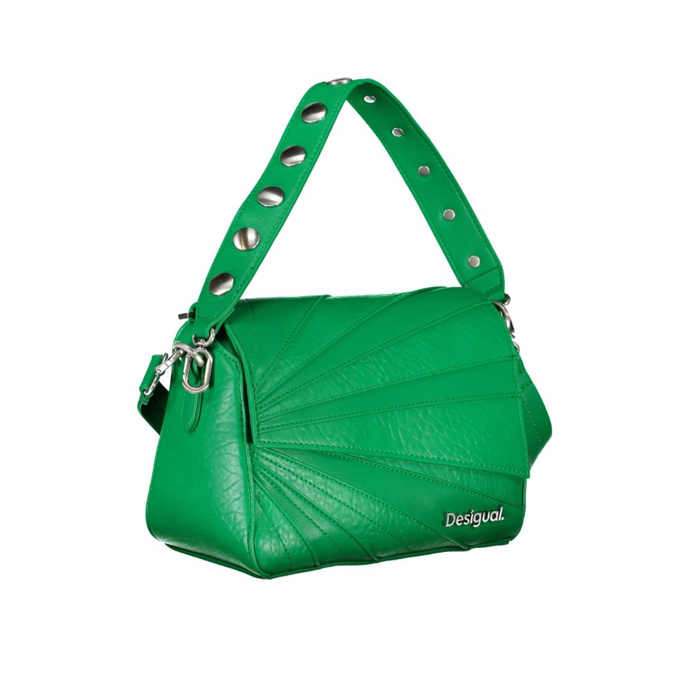 Desigual Green Polyethylene Handbag - Luksusmuotia Desigual - Tutustu YVES JAVANNI® 