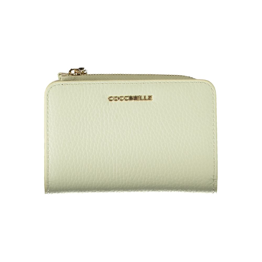 Coccinelle Green Leather Wallet - Luksusmuotia Coccinelle - Tutustu YVES JAVANNI® 