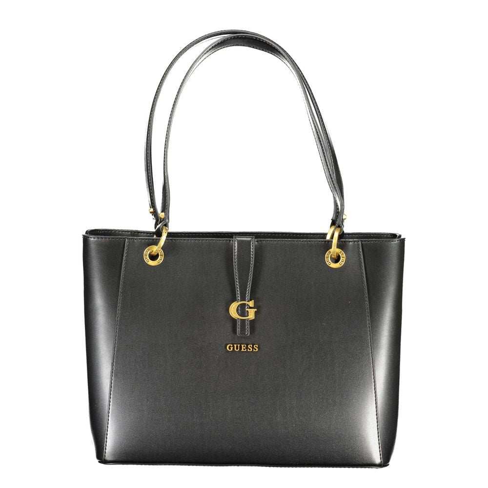 Guess Black Polyethylene Handbag - Luksusmuotia Guess Jeans - Tutustu YVES JAVANNI® 