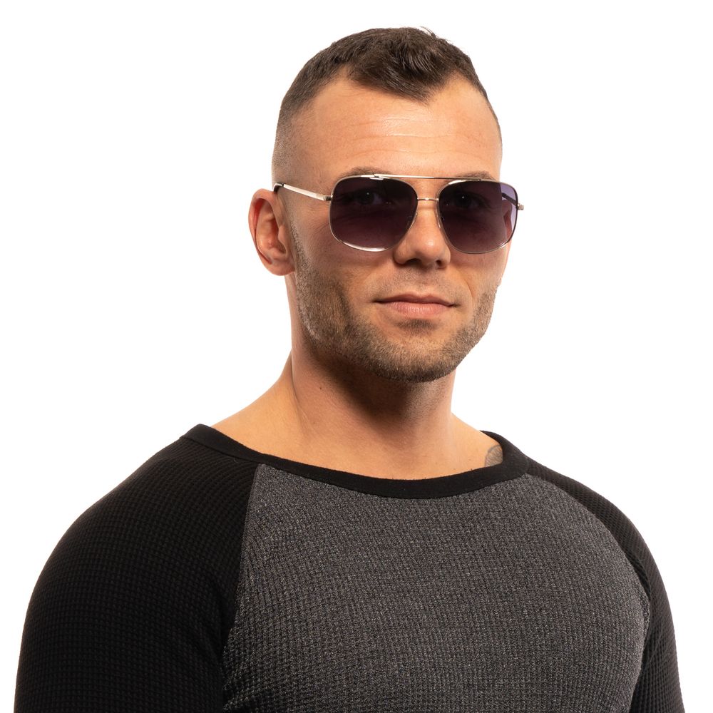 Guess Silver Men Sunglasses - Luksusmuotia Guess - Tutustu YVES JAVANNI® 