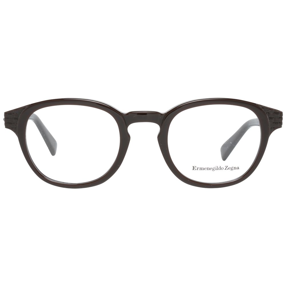 Ermenegildo Zegna Brown Men Optical Frames - Luksusmuotia Ermenegildo Zegna - Tutustu YVES JAVANNI® 