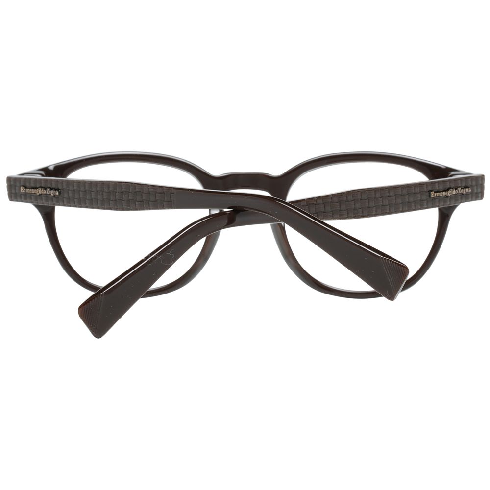 Ermenegildo Zegna Brown Men Optical Frames - Luksusmuotia Ermenegildo Zegna - Tutustu YVES JAVANNI® 