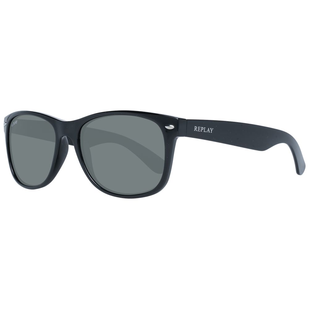 Replay Black Unisex Sunglasses - Luksusmuotia Replay - Tutustu YVES JAVANNI® 