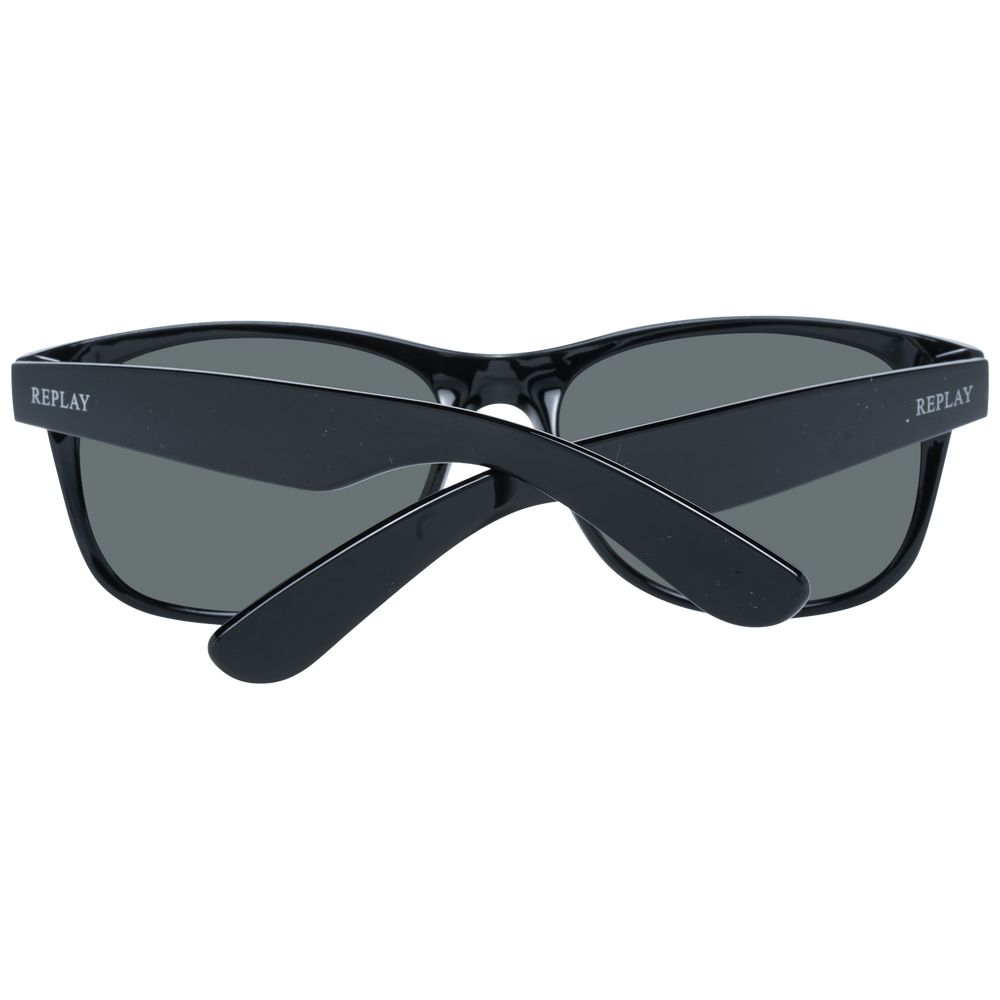 Replay Black Unisex Sunglasses - Luksusmuotia Replay - Tutustu YVES JAVANNI® 