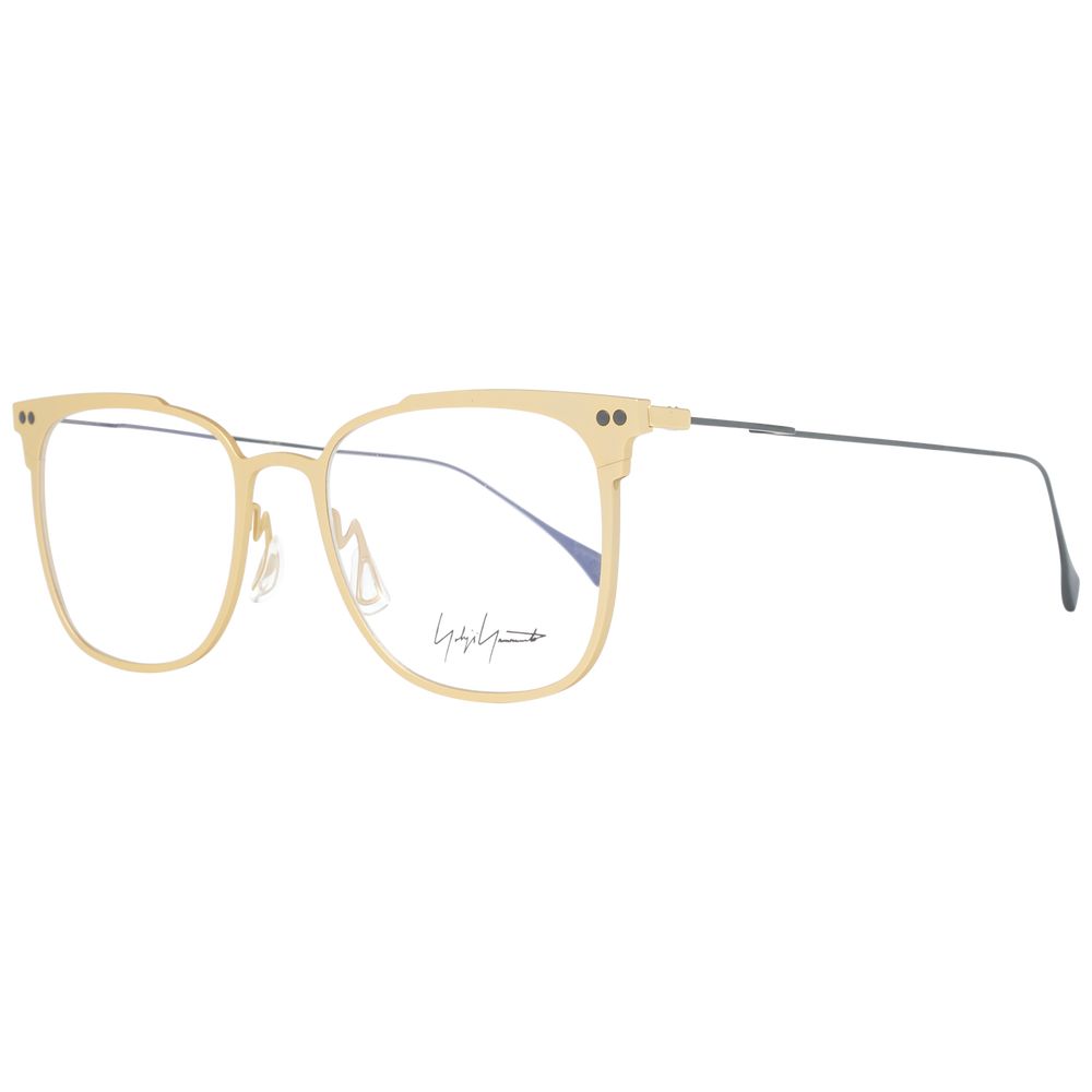 Yohji Yamamoto Gold Men Optical Frames - Luksusmuotia Yohji Yamamoto - Tutustu YVES JAVANNI® 