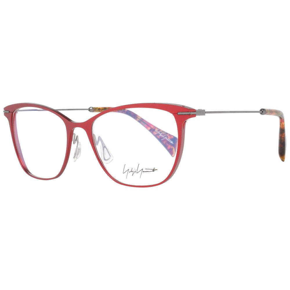 Yohji Yamamoto Red Women Optical Frames - Luksusmuotia Yohji Yamamoto - Tutustu YVES JAVANNI® 