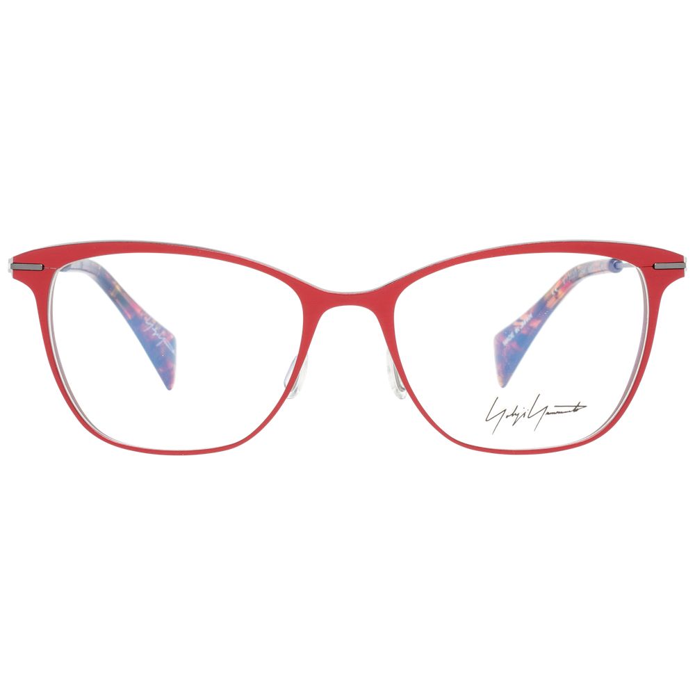 Yohji Yamamoto Red Women Optical Frames - Luksusmuotia Yohji Yamamoto - Tutustu YVES JAVANNI® 