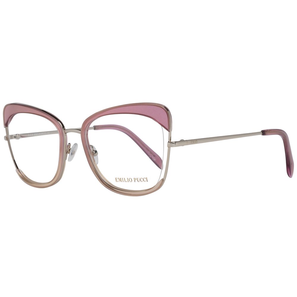 Emilio Pucci Pink Women Optical Frames - Luksusmuotia Emilio Pucci - Tutustu YVES JAVANNI® 