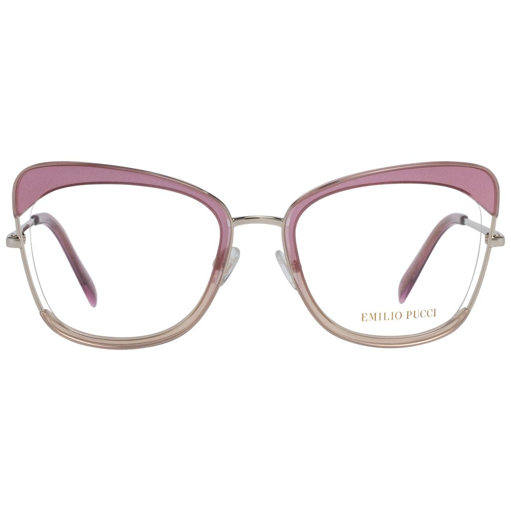 Emilio Pucci Pink Women Optical Frames - Luksusmuotia Emilio Pucci - Tutustu YVES JAVANNI® 