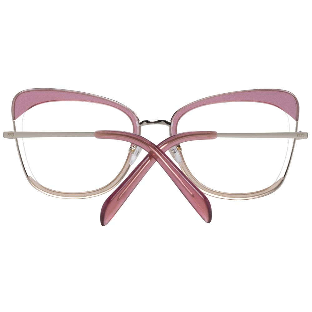 Emilio Pucci Pink Women Optical Frames - Luksusmuotia Emilio Pucci - Tutustu YVES JAVANNI® 