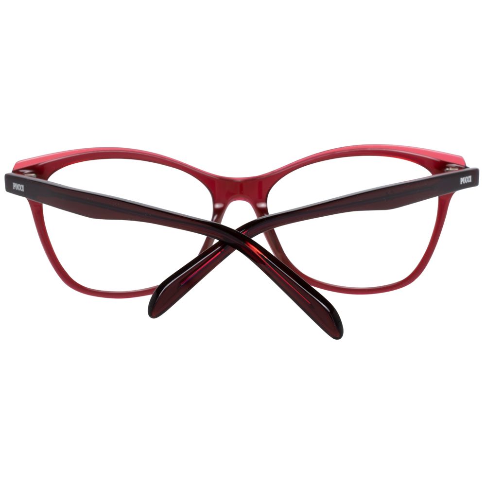 Emilio Pucci Red Women Optical Frames - Luksusmuotia Emilio Pucci - Tutustu YVES JAVANNI® 