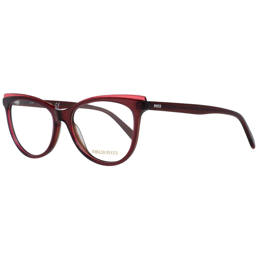 Emilio Pucci Red Women Optical Frames - Luksusmuotia Emilio Pucci - Tutustu YVES JAVANNI® 