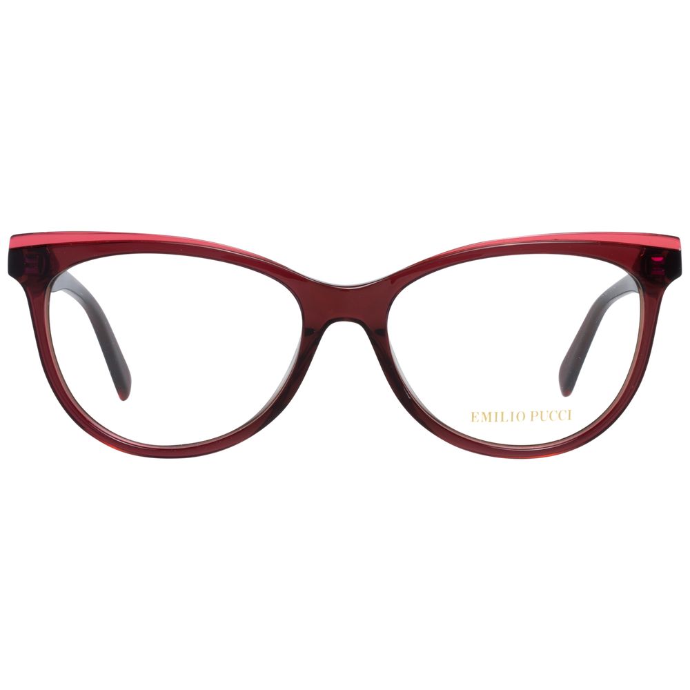 Emilio Pucci Red Women Optical Frames - Luksusmuotia Emilio Pucci - Tutustu YVES JAVANNI® 