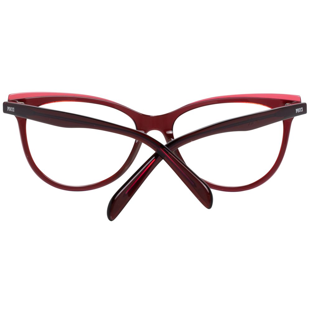 Emilio Pucci Red Women Optical Frames - Luksusmuotia Emilio Pucci - Tutustu YVES JAVANNI® 