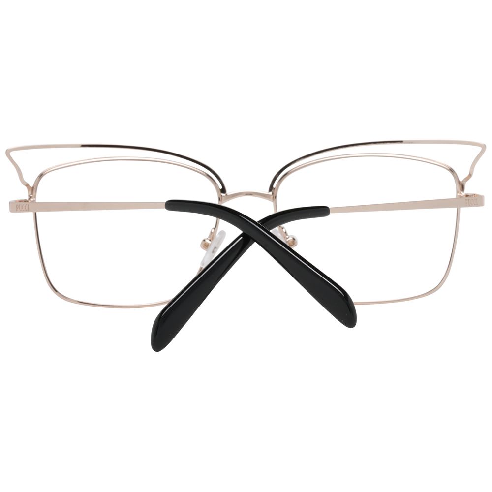 Emilio Pucci Rose Gold Women Optical Frames - Luksusmuotia Emilio Pucci - Tutustu YVES JAVANNI® 