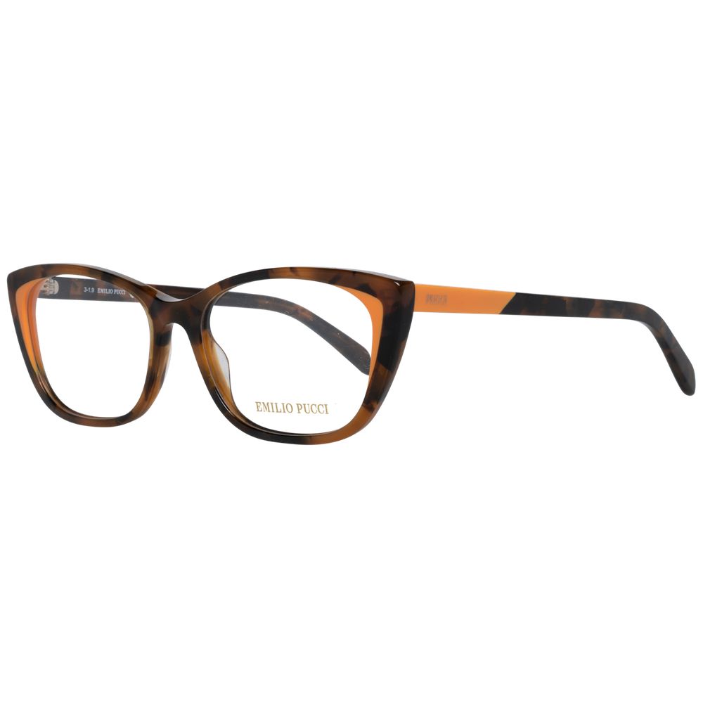 Emilio Pucci Brown Women Optical Frames - Luksusmuotia Emilio Pucci - Tutustu YVES JAVANNI® 