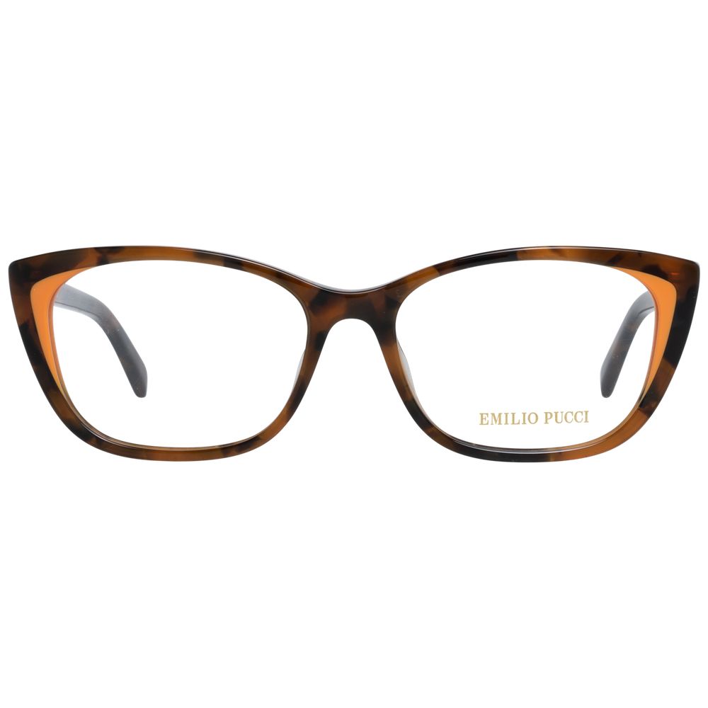 Emilio Pucci Brown Women Optical Frames - Luksusmuotia Emilio Pucci - Tutustu YVES JAVANNI® 