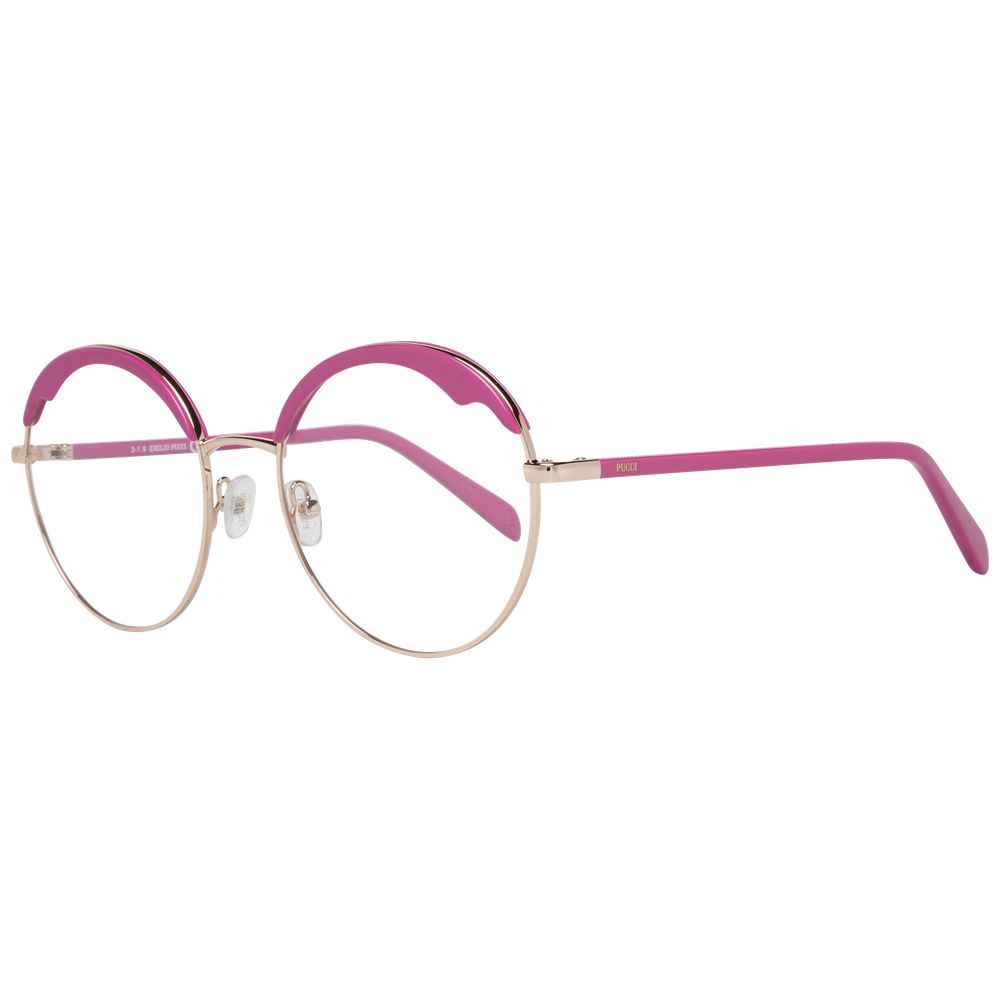 Emilio Pucci Rose Gold Women Optical Frames - Luksusmuotia Emilio Pucci - Tutustu YVES JAVANNI® 