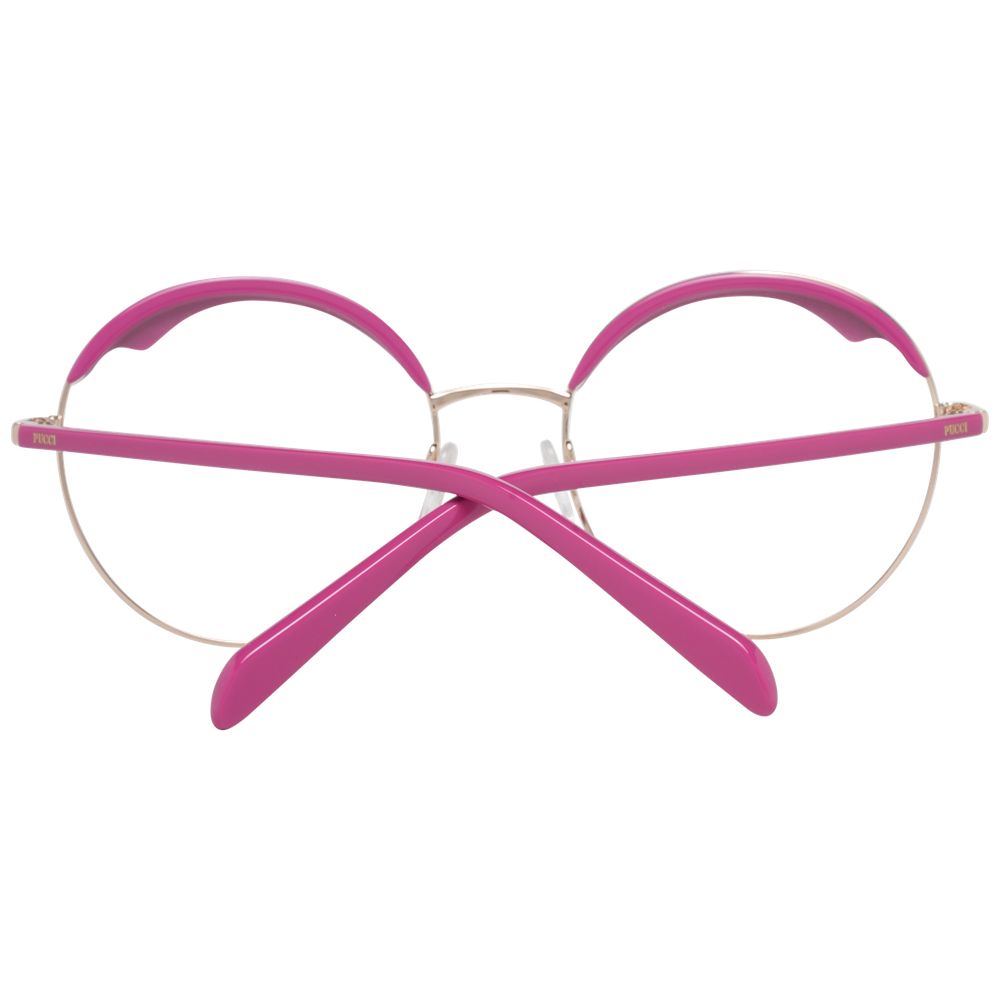 Emilio Pucci Rose Gold Women Optical Frames - Luksusmuotia Emilio Pucci - Tutustu YVES JAVANNI® 