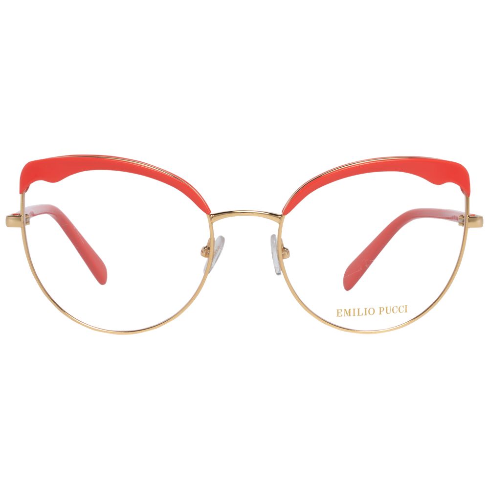 Emilio Pucci Orange Women Optical Frames - Luksusmuotia Emilio Pucci - Tutustu YVES JAVANNI® 