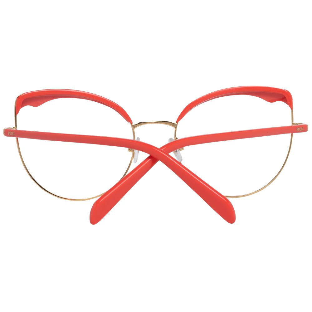 Emilio Pucci Orange Women Optical Frames - Luksusmuotia Emilio Pucci - Tutustu YVES JAVANNI® 