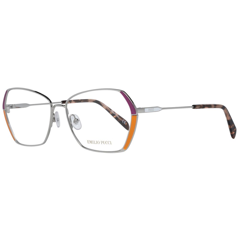 Emilio Pucci Silver Women Optical Frames - Luksusmuotia Emilio Pucci - Tutustu YVES JAVANNI® 