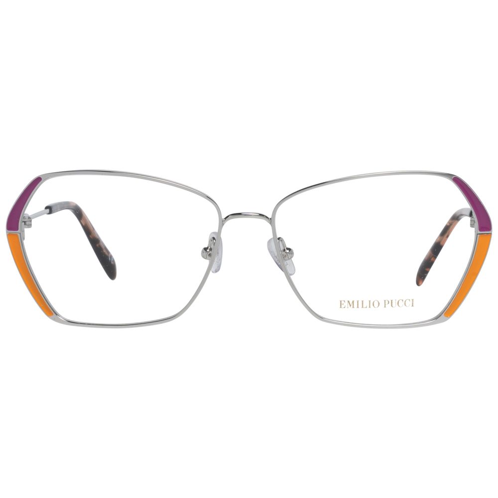 Emilio Pucci Silver Women Optical Frames - Luksusmuotia Emilio Pucci - Tutustu YVES JAVANNI® 