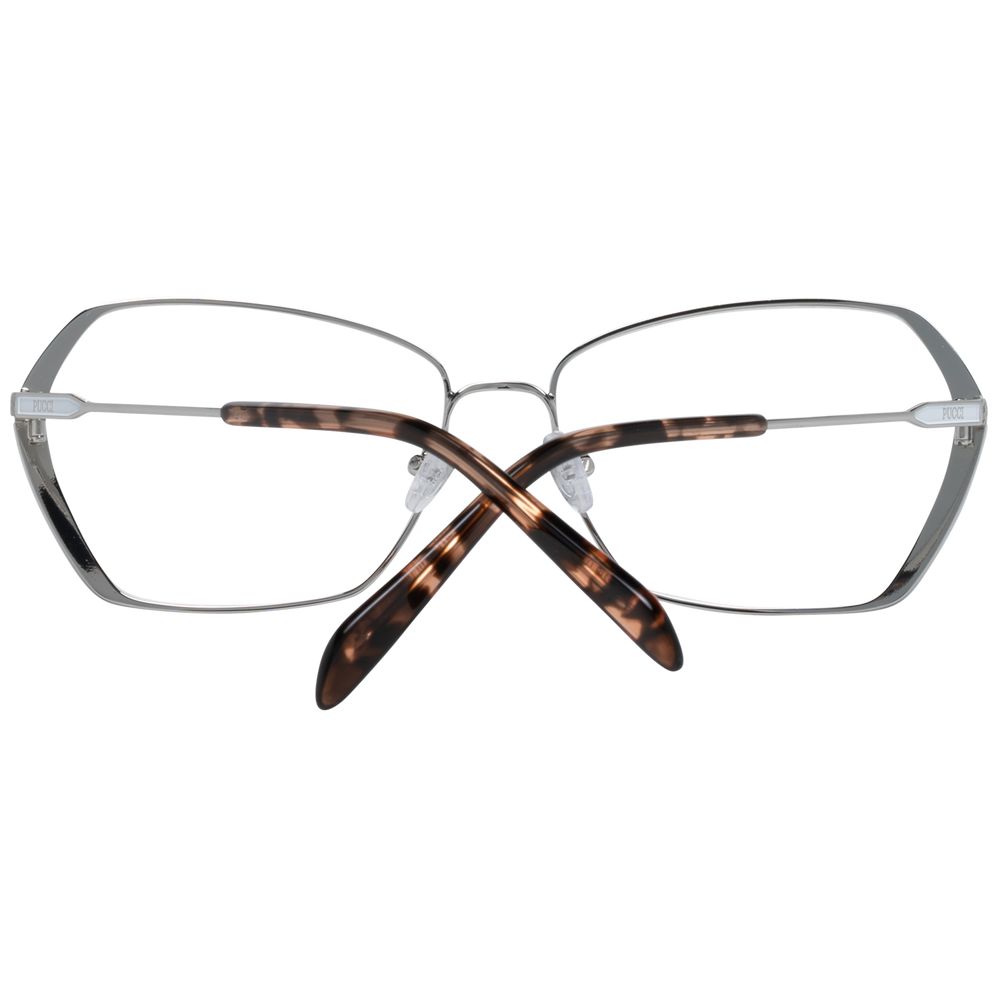 Emilio Pucci Silver Women Optical Frames - Luksusmuotia Emilio Pucci - Tutustu YVES JAVANNI® 