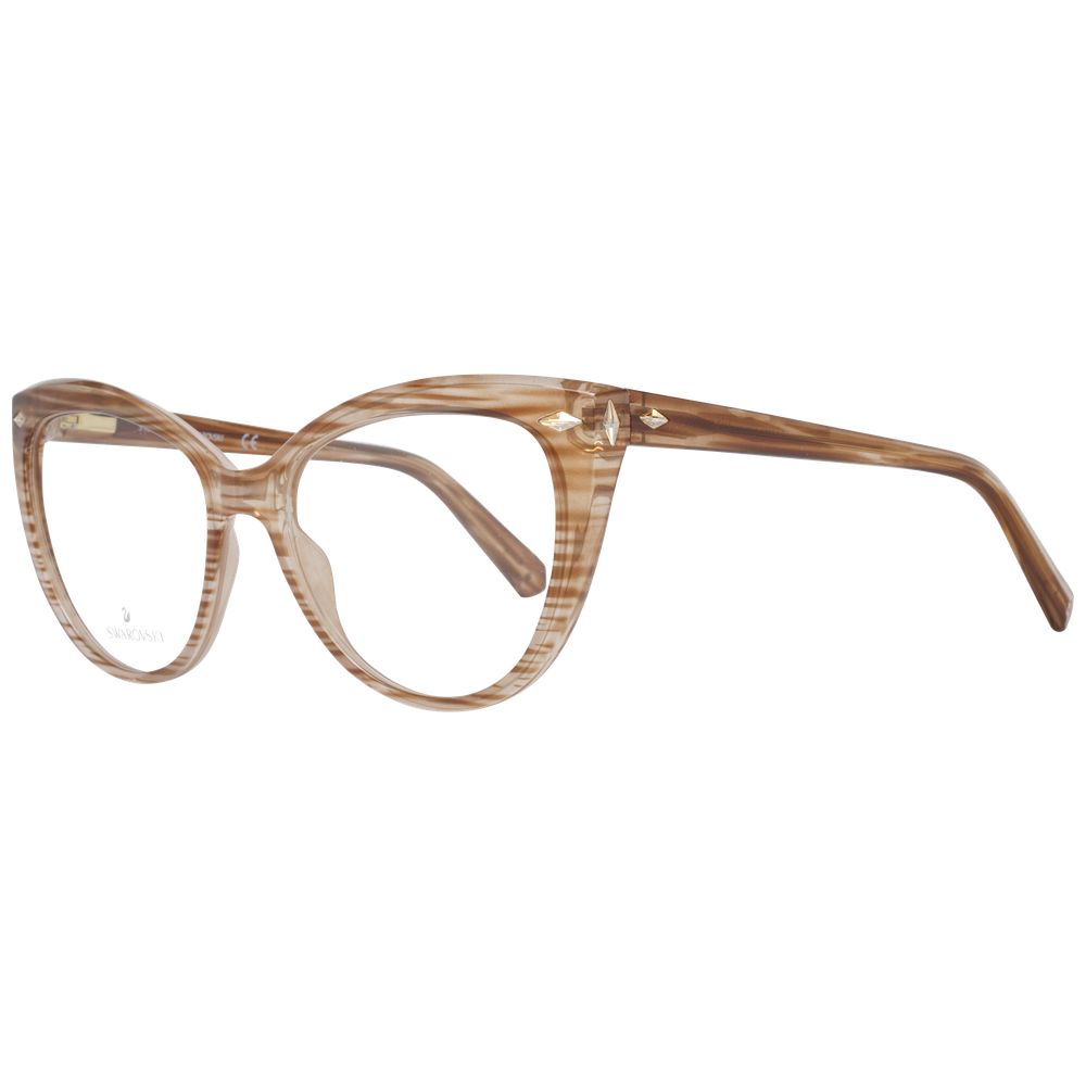 Swarovski Brown Women Optical Frames - Luksuslaukut ja asusteet Swarovski - Tutustu YVES JAVANNI® 