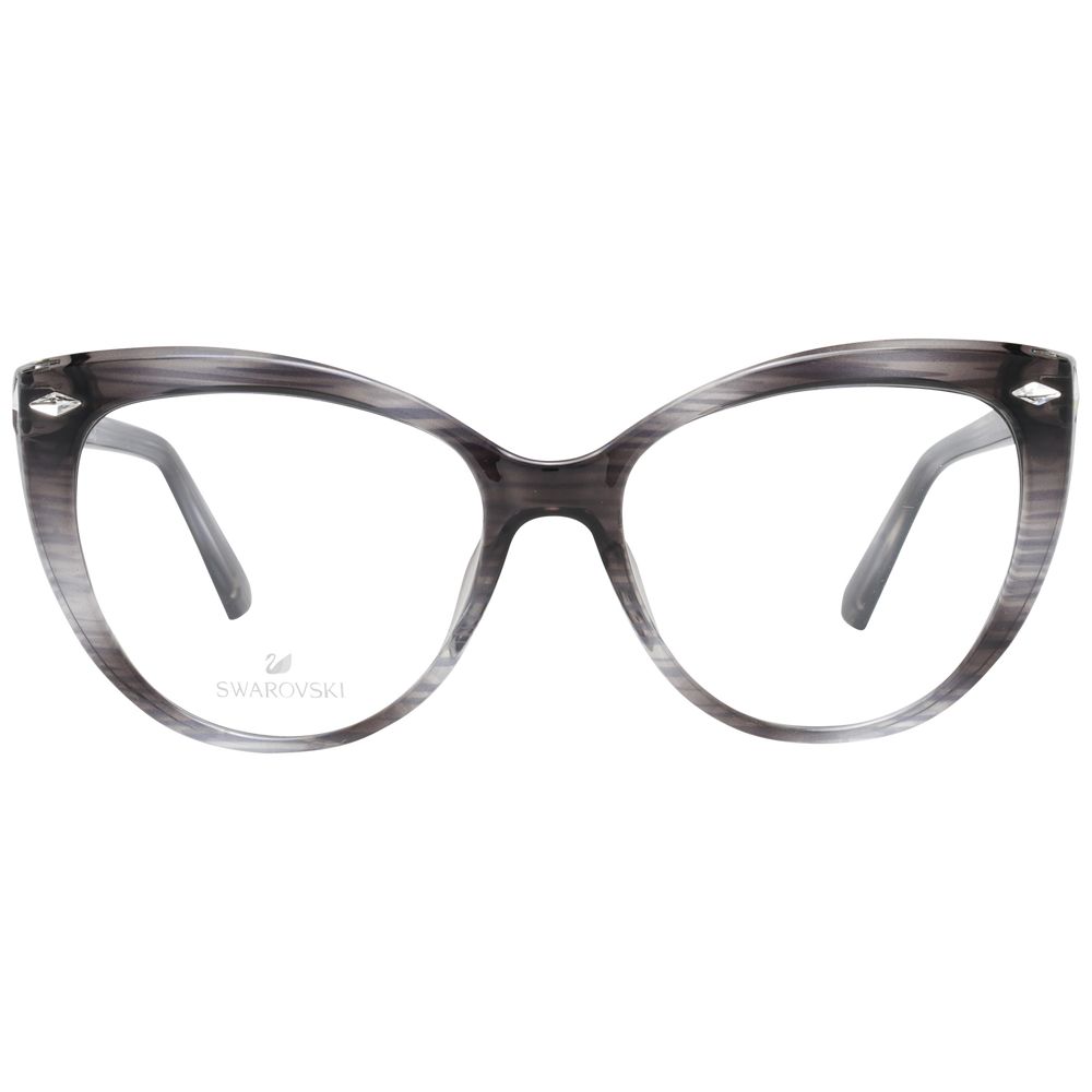 Swarovski Gray Women Optical Frames - Luksusmuotia Swarovski - Tutustu YVES JAVANNI® 