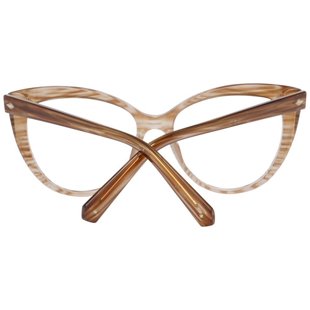 Swarovski Brown Women Optical Frames - Luksusmuotia Swarovski - Tutustu YVES JAVANNI® 