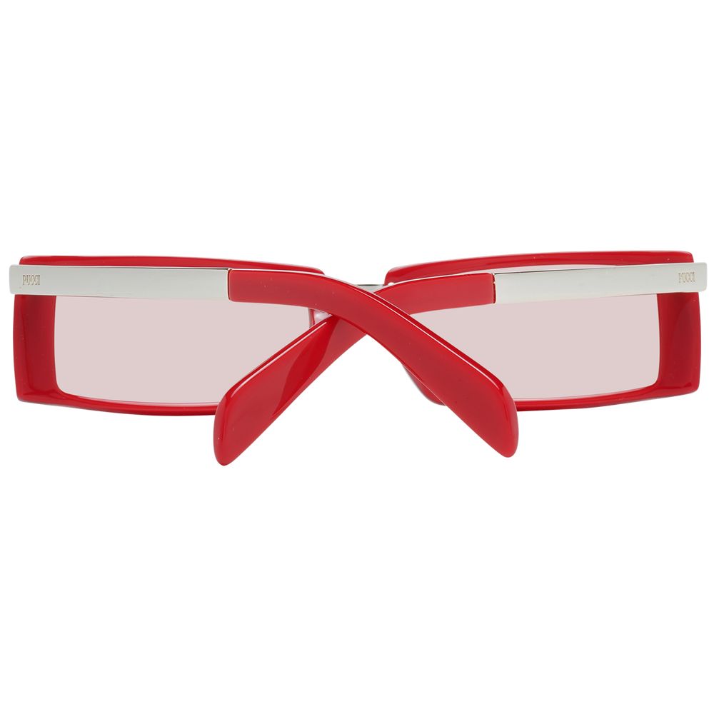 Emilio Pucci Red Women Sunglasses - Luksusmuotia Emilio Pucci - Tutustu YVES JAVANNI® 