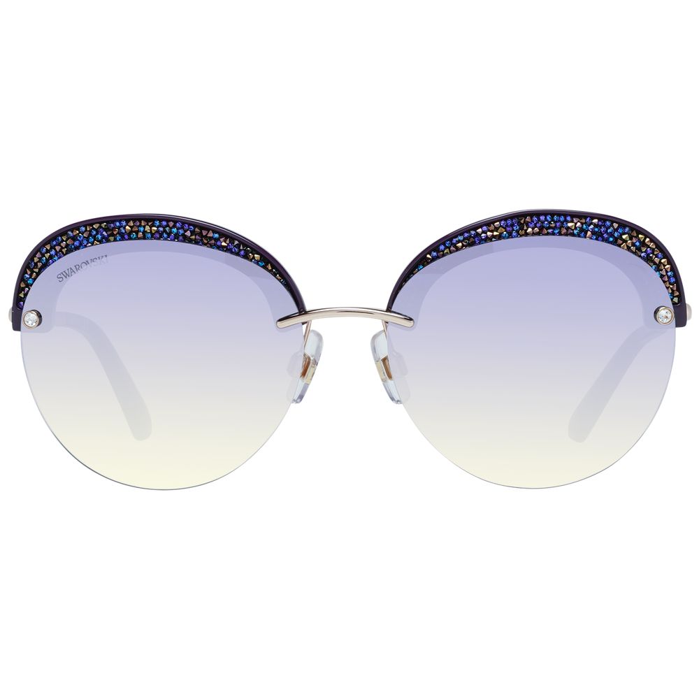 Swarovski Purple Women Sunglasses - Luksusmuotia Swarovski - Tutustu YVES JAVANNI® 