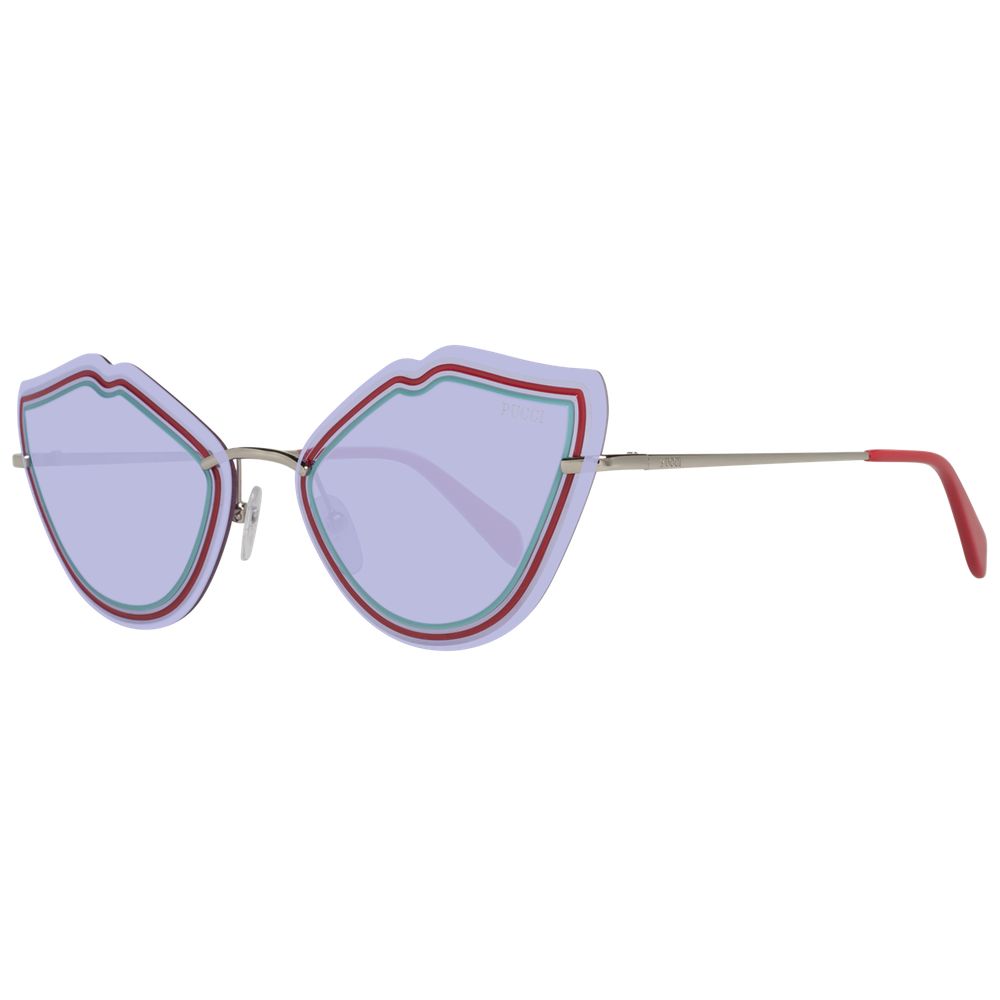 Emilio Pucci Silver Women Sunglasses - Luksusmuotia Emilio Pucci - Tutustu YVES JAVANNI® 