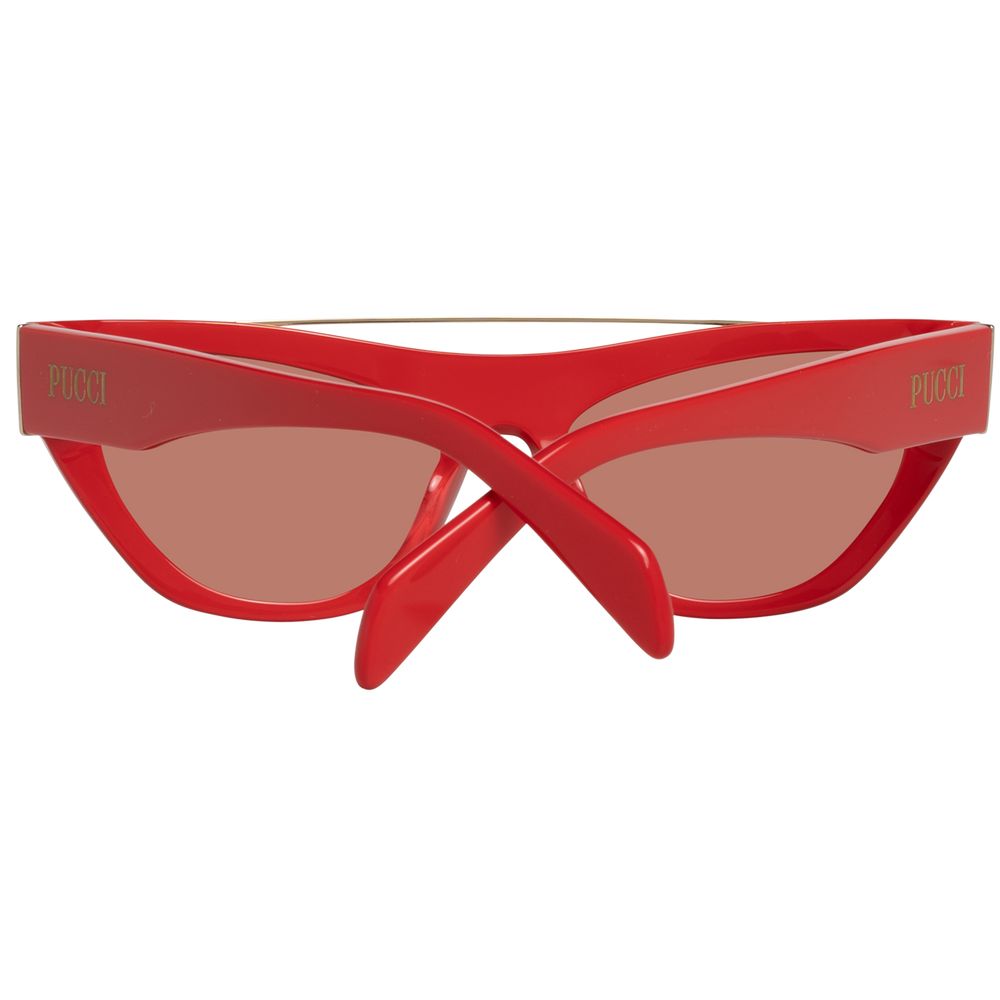 Emilio Pucci Red Women Sunglasses - Luksusmuotia Emilio Pucci - Tutustu YVES JAVANNI® 