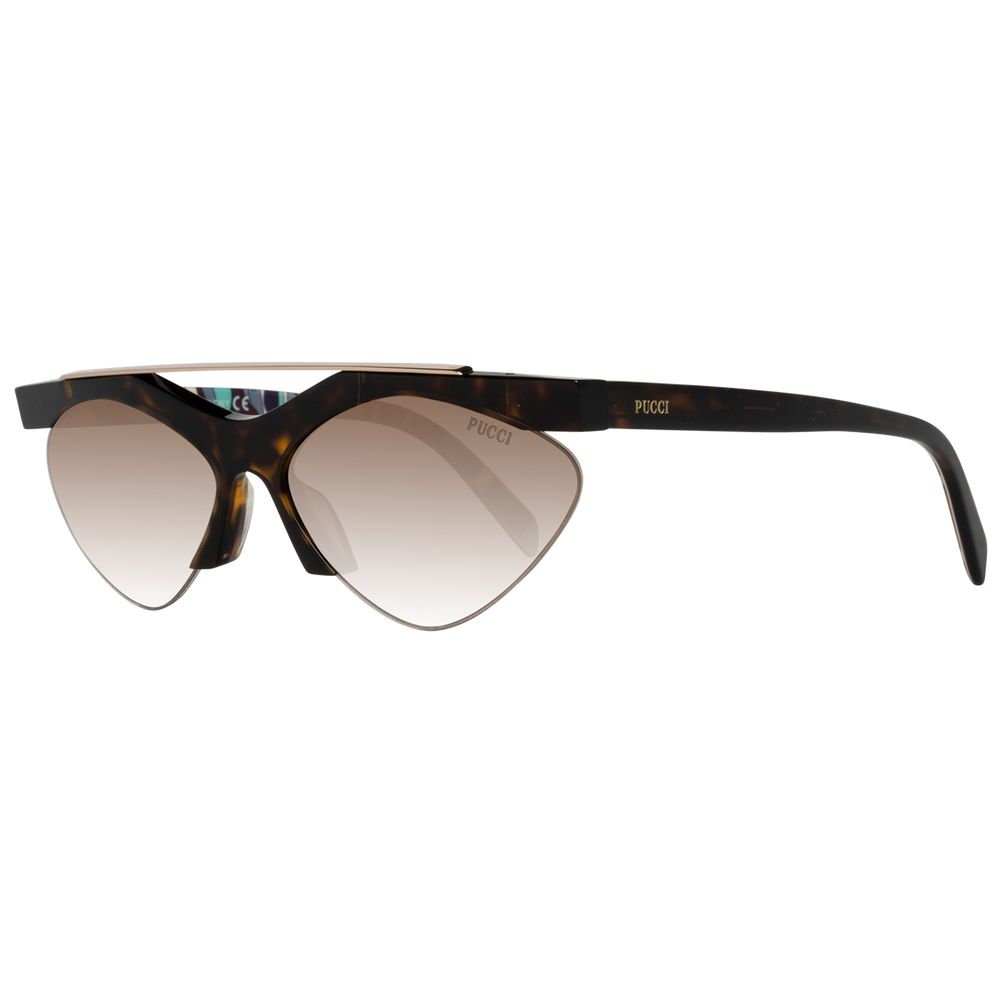 Emilio Pucci Brown Women Sunglasses - Luksusmuotia Emilio Pucci - Tutustu YVES JAVANNI® 