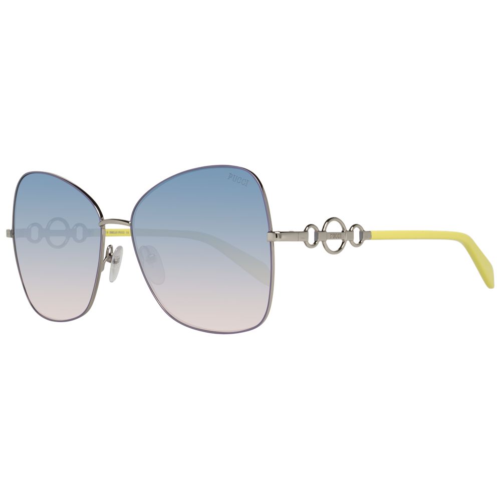 Emilio Pucci Silver Women Sunglasses - Luksusmuotia Emilio Pucci - Tutustu YVES JAVANNI® 