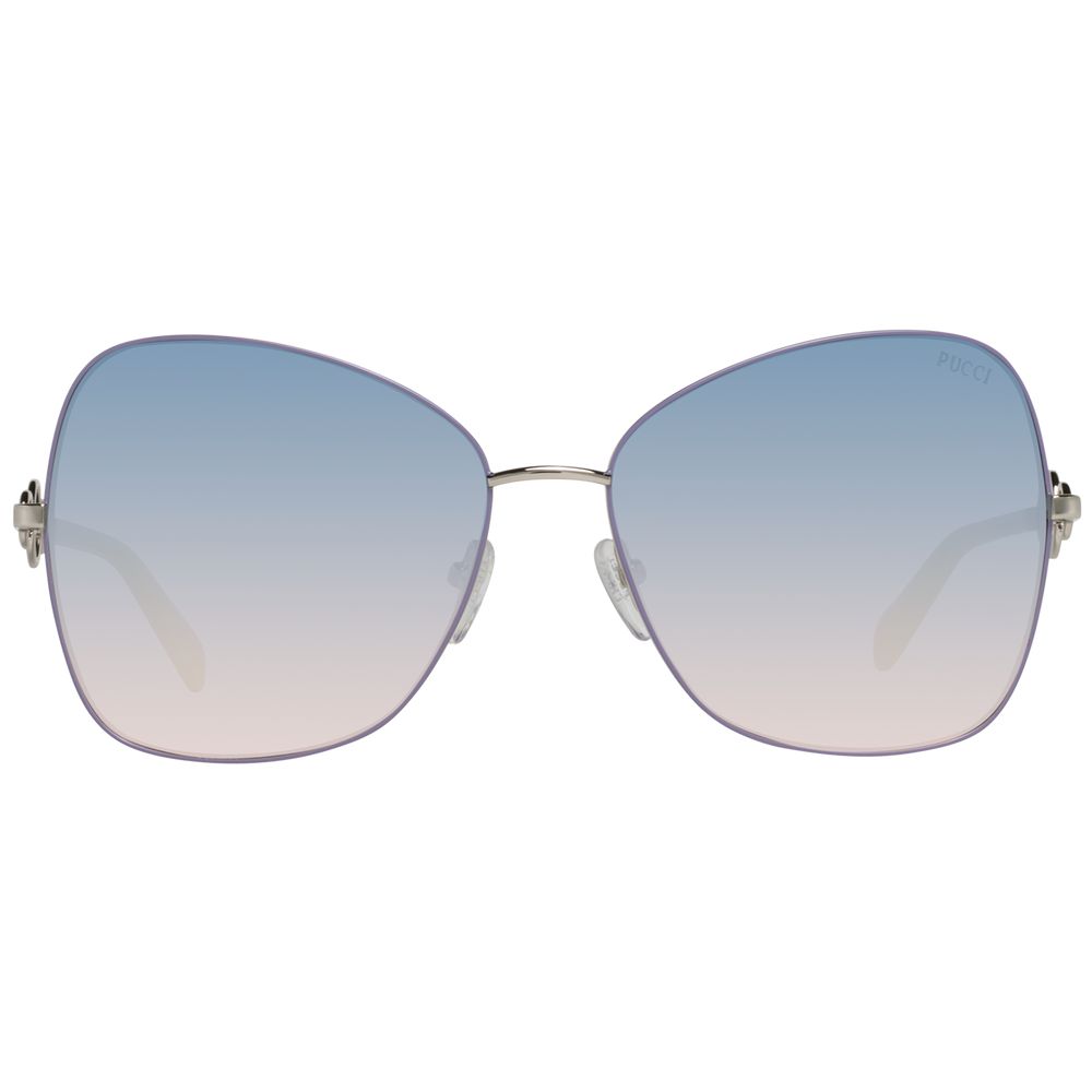 Emilio Pucci Silver Women Sunglasses - Luksusmuotia Emilio Pucci - Tutustu YVES JAVANNI® 