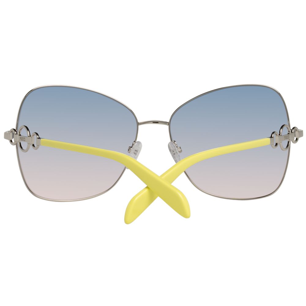 Emilio Pucci Silver Women Sunglasses - Luksusmuotia Emilio Pucci - Tutustu YVES JAVANNI® 