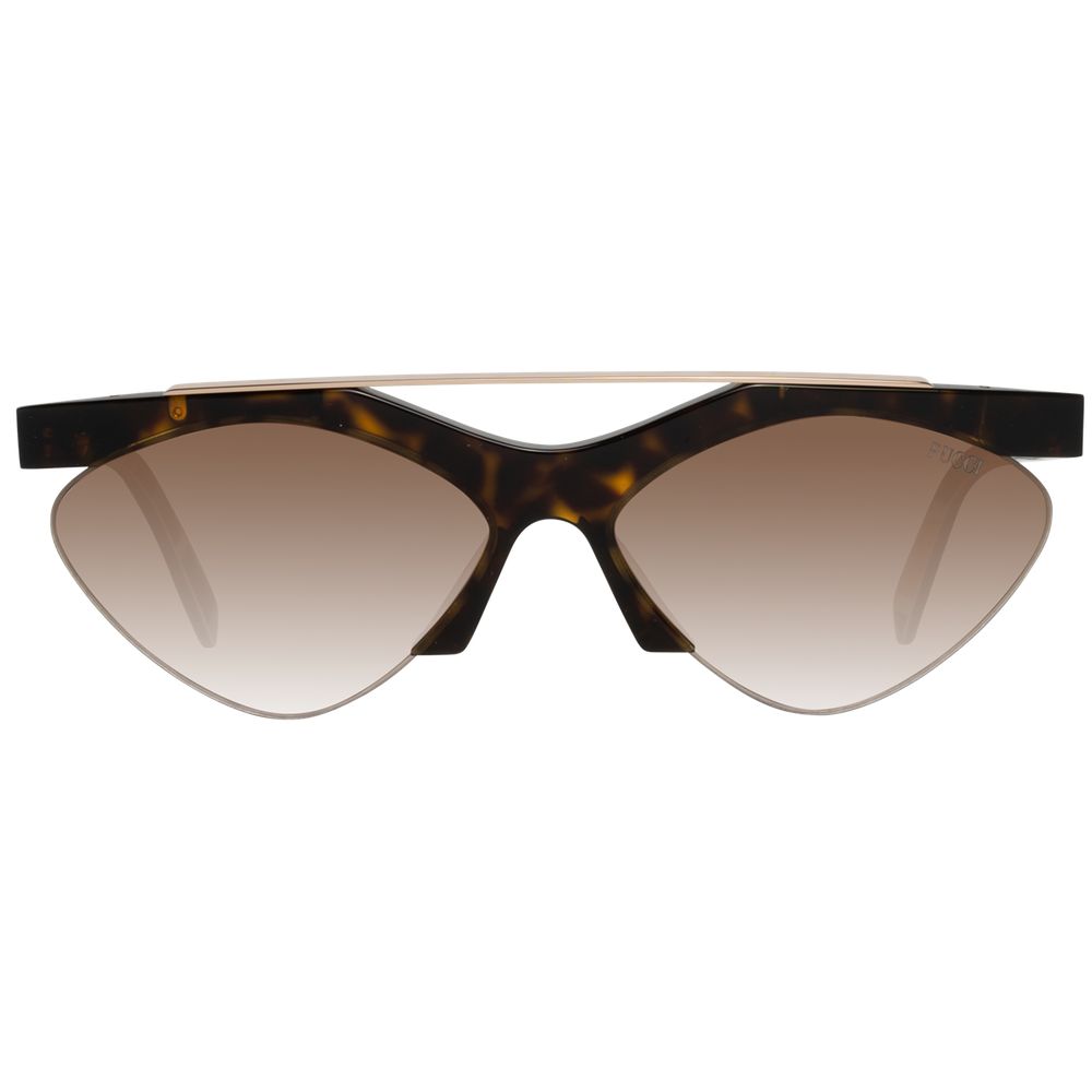 Emilio Pucci Brown Women Sunglasses - Luksusmuotia Emilio Pucci - Tutustu YVES JAVANNI® 