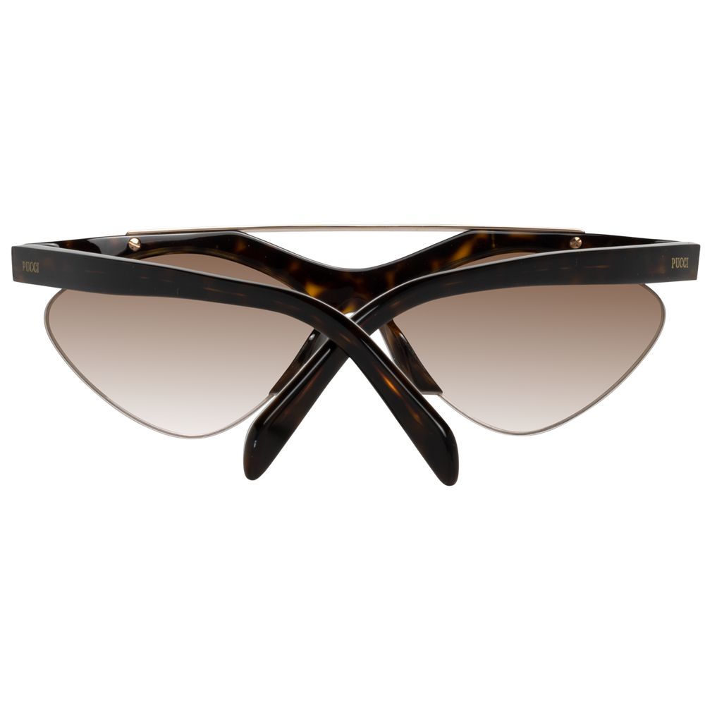 Emilio Pucci Brown Women Sunglasses - Luksusmuotia Emilio Pucci - Tutustu YVES JAVANNI® 