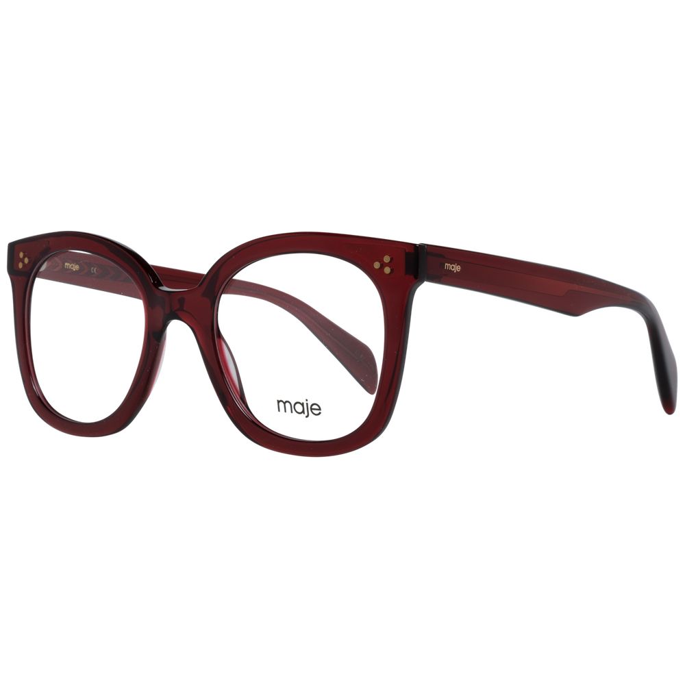 Maje Burgundy Women Optical Frames - Luksusmuotia Maje - Tutustu YVES JAVANNI® 